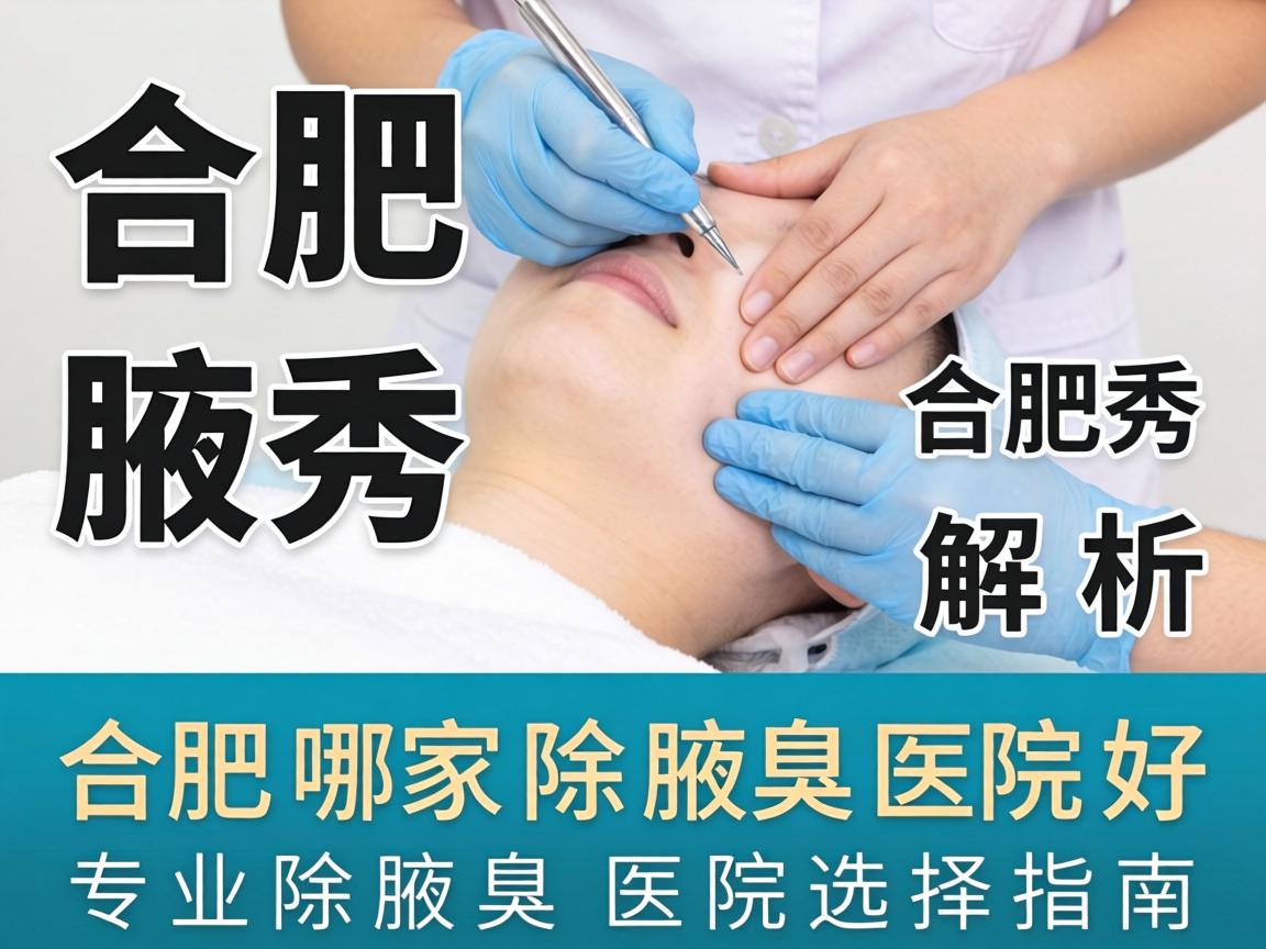 合肥腋秀解析，合肥哪家除腋臭医院好，专业除腋臭医院选择指南