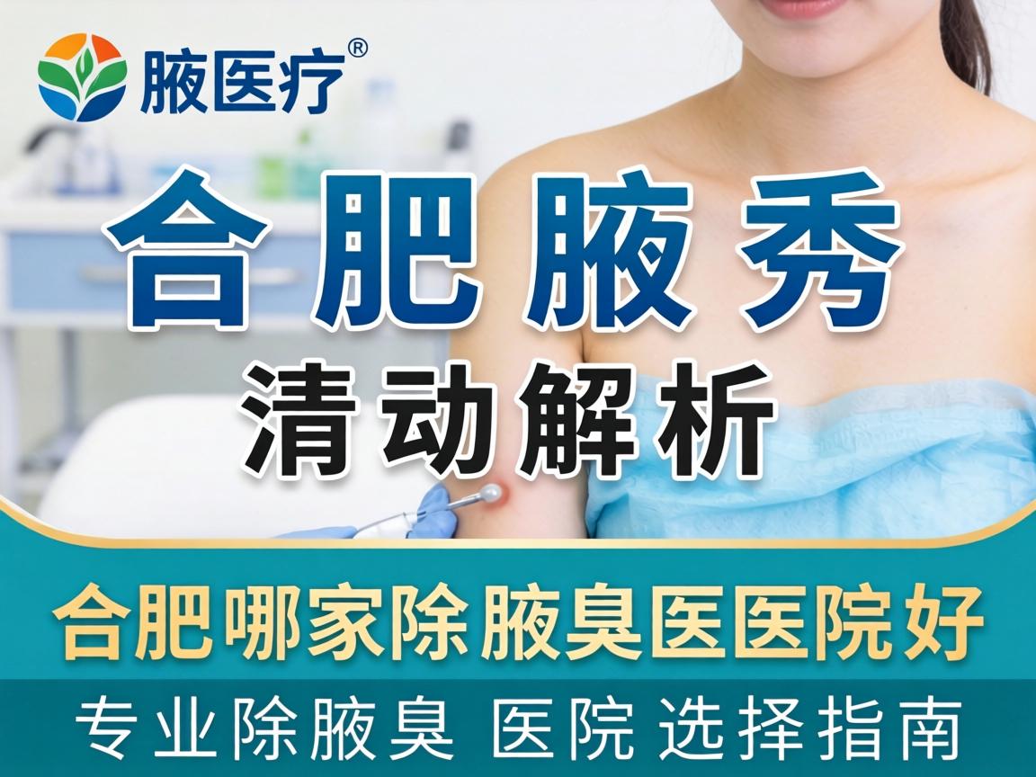 合肥腋秀解析，合肥哪家除腋臭医院好，专业除腋臭医院选择指南