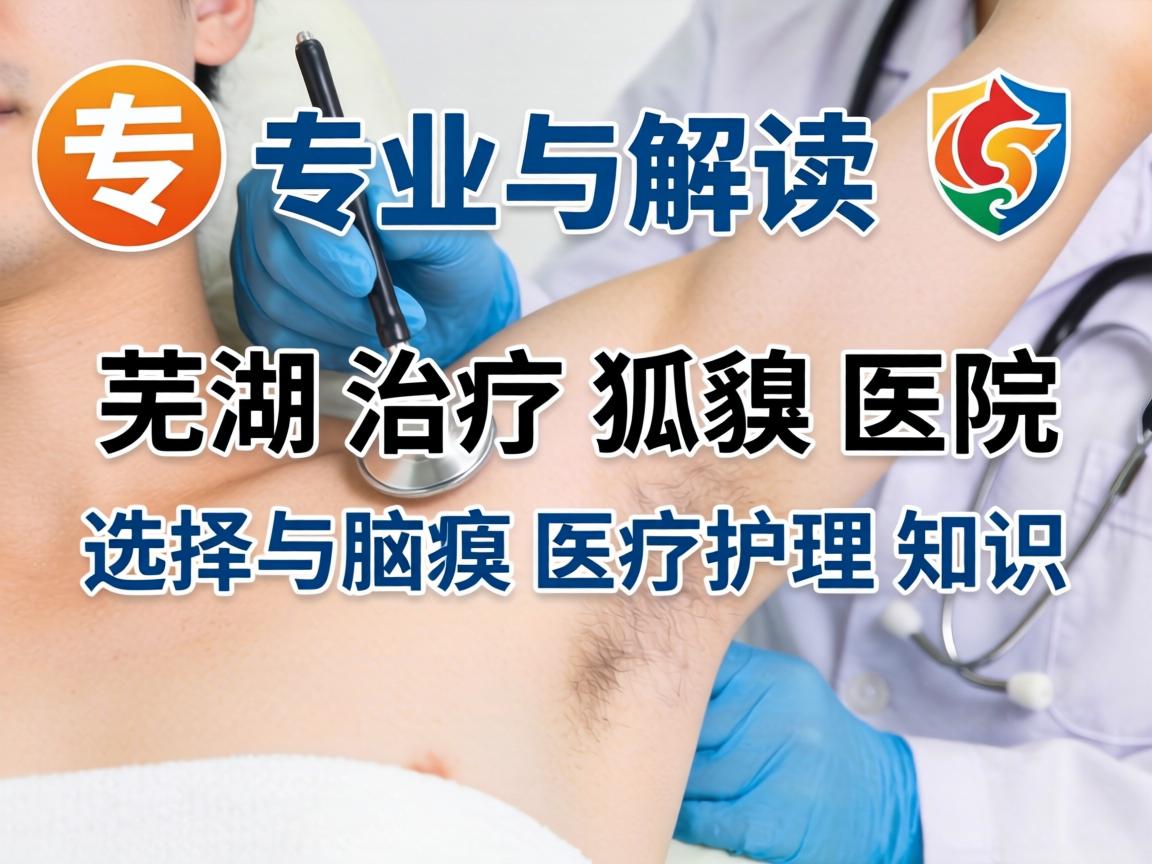 专业解读，芜湖治疗狐臭医院选择与腋臭医疗护理知识