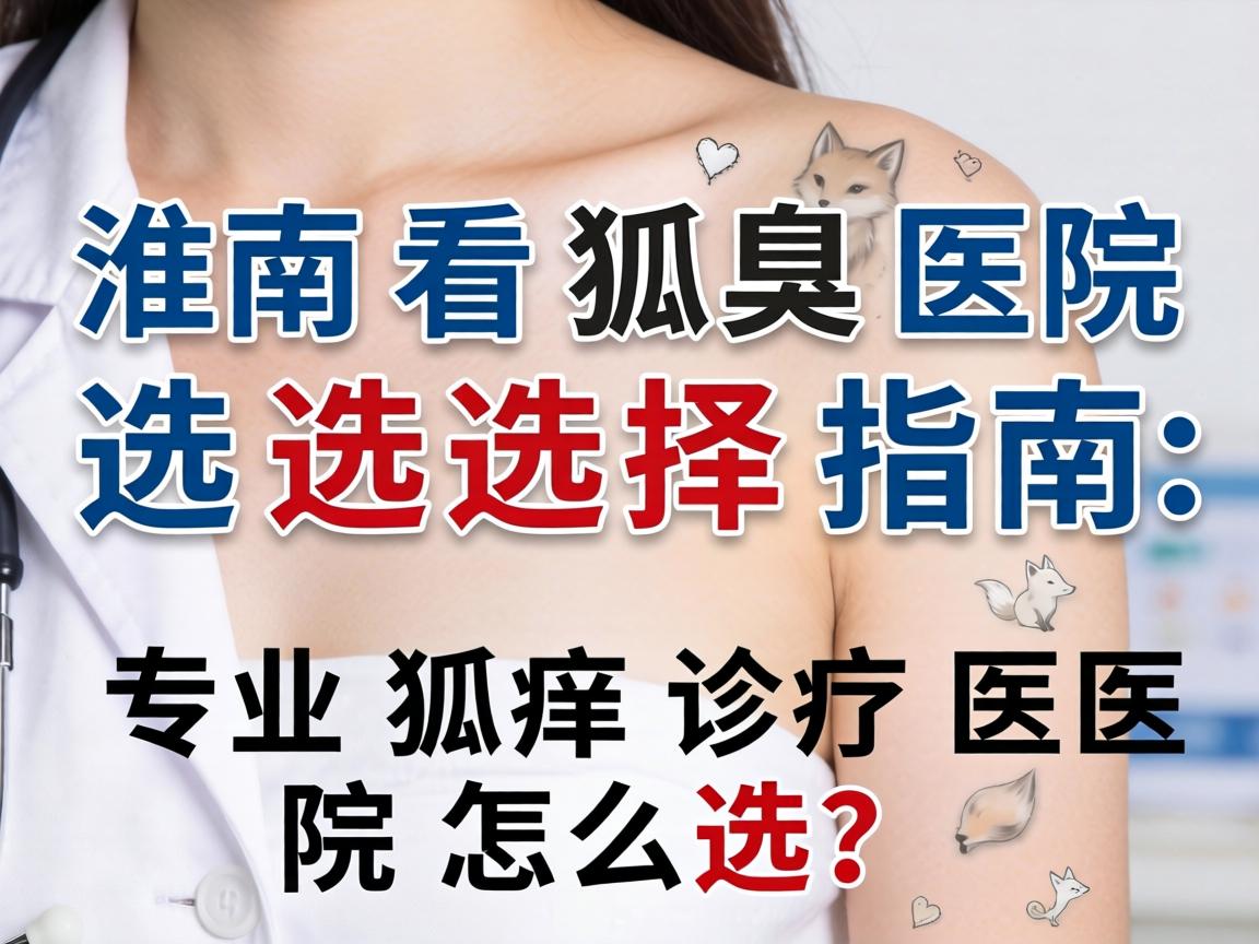 淮南看狐臭医院选择指南，专业狐臭诊疗医院怎么选？