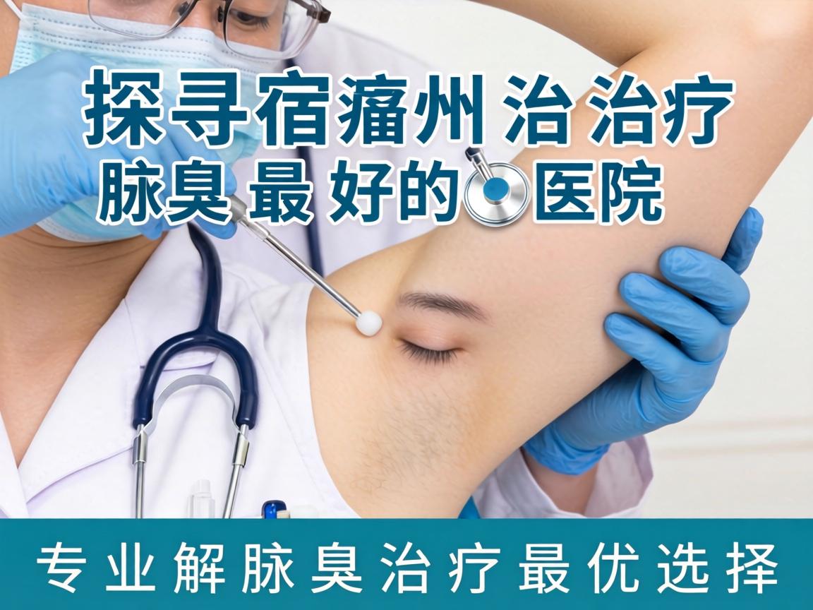 探寻宿州治疗腋臭最好的医院，专业解析腋臭治疗最优选择