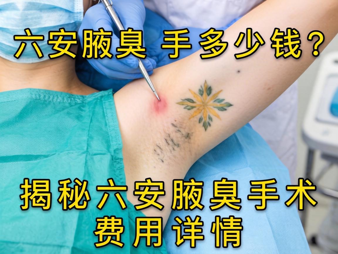 六安腋臭手术多少钱？揭秘六安腋臭手术费用详情