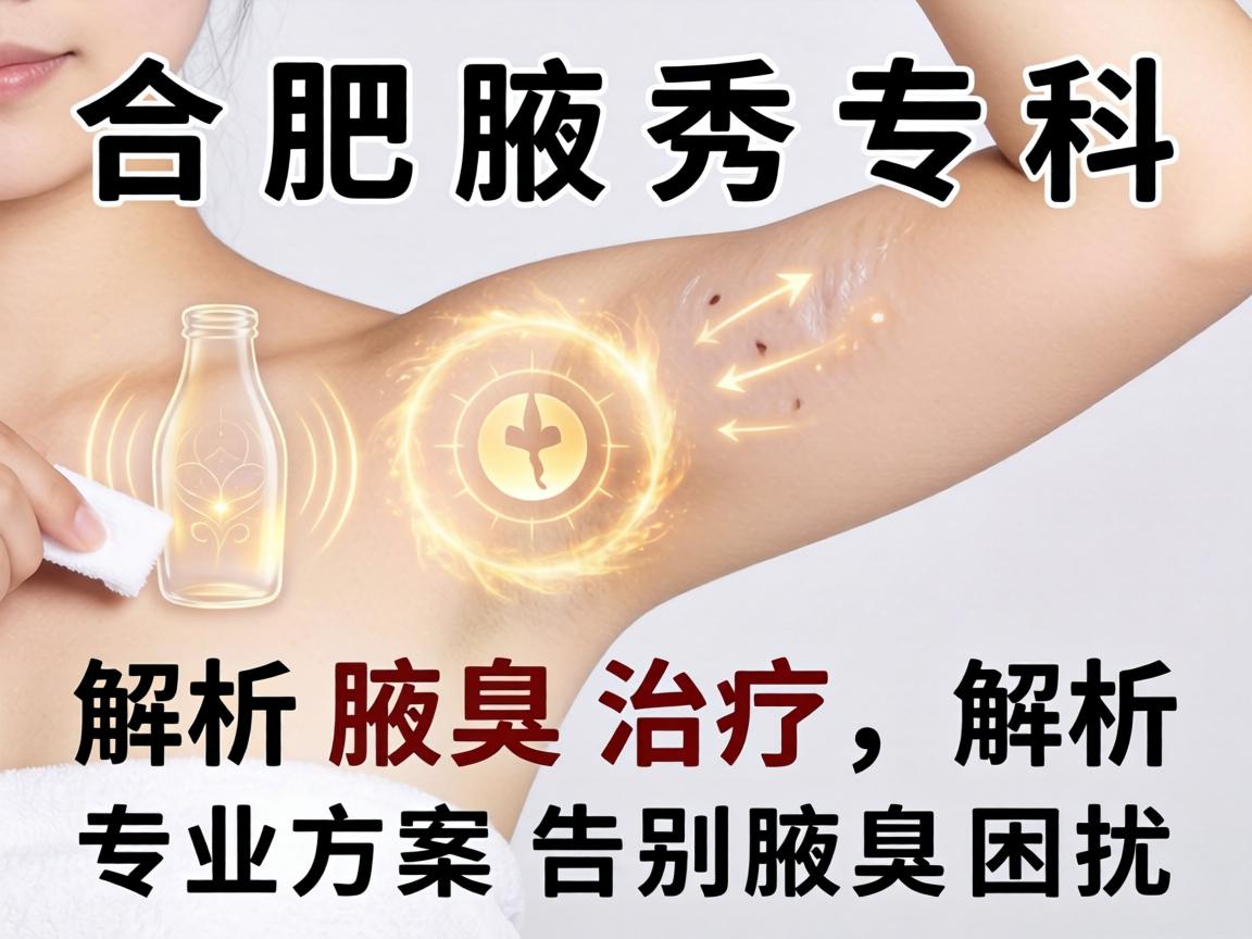 合肥腋秀专科解析腋臭治疗，专业方案告别腋臭困扰