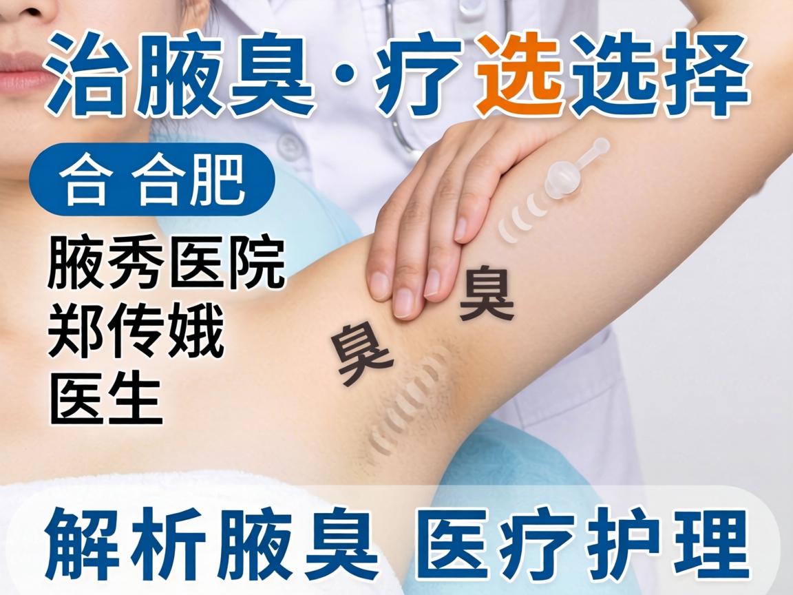 腋臭治疗选择，合肥腋秀医院郑传娥医生解析腋臭医疗护理