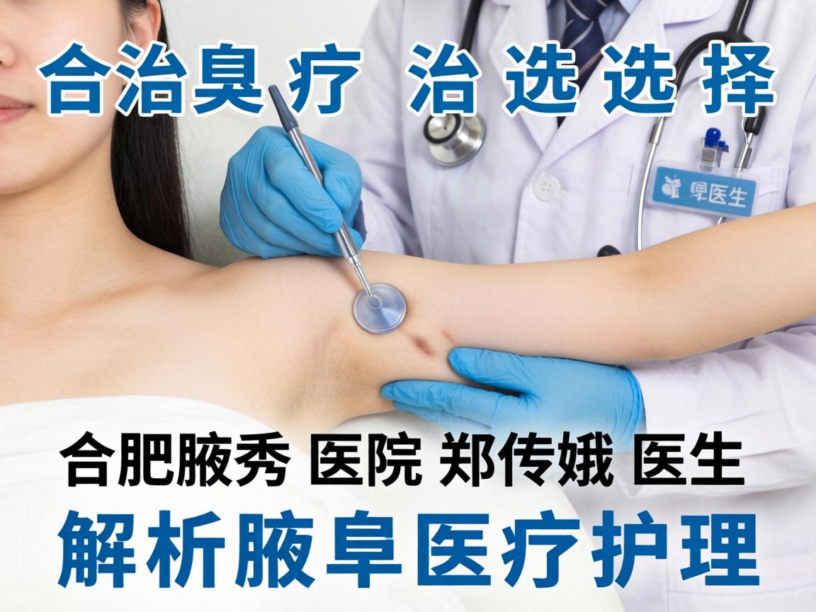 腋臭治疗选择，合肥腋秀医院郑传娥医生解析腋臭医疗护理