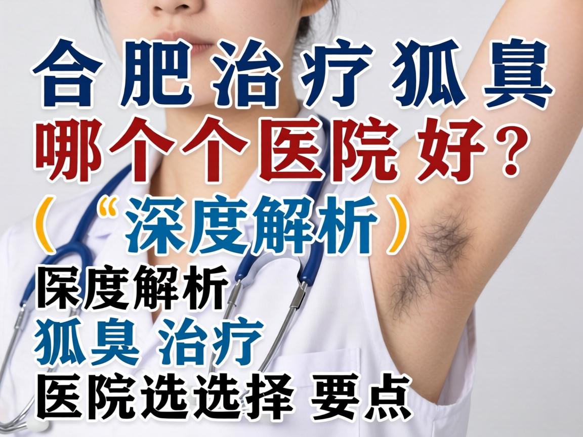 合肥治疗狐臭哪个医院好？深度解析狐臭治疗医院选择要点