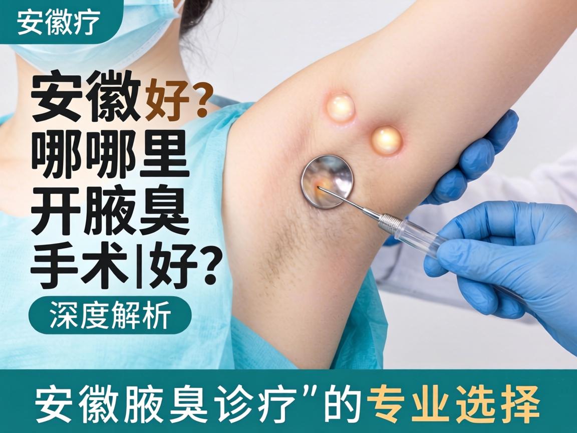 安徽哪里开腋臭手术好？深度解析安徽腋臭诊疗的专业选择