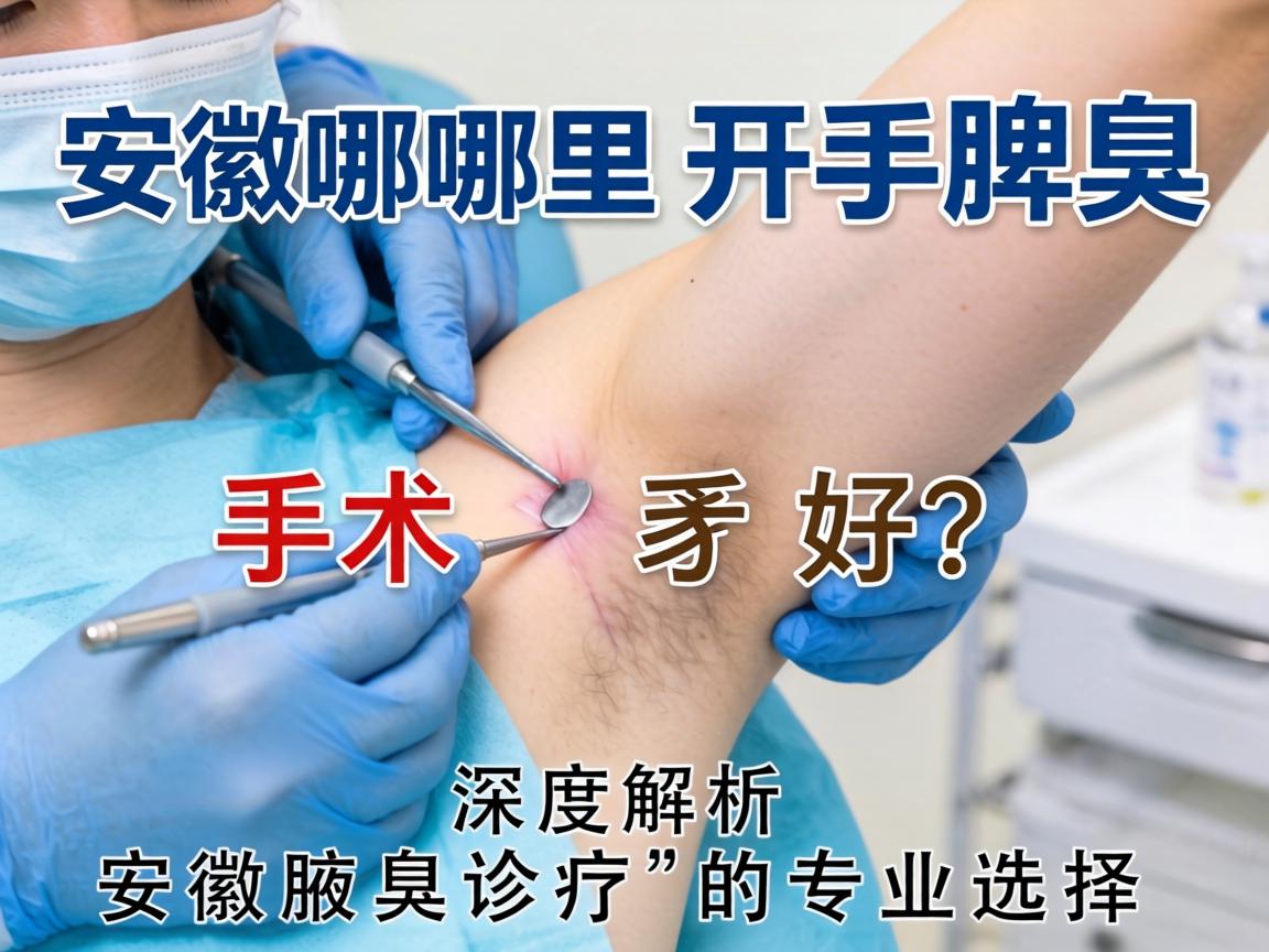 安徽哪里开腋臭手术好？深度解析安徽腋臭诊疗的专业选择