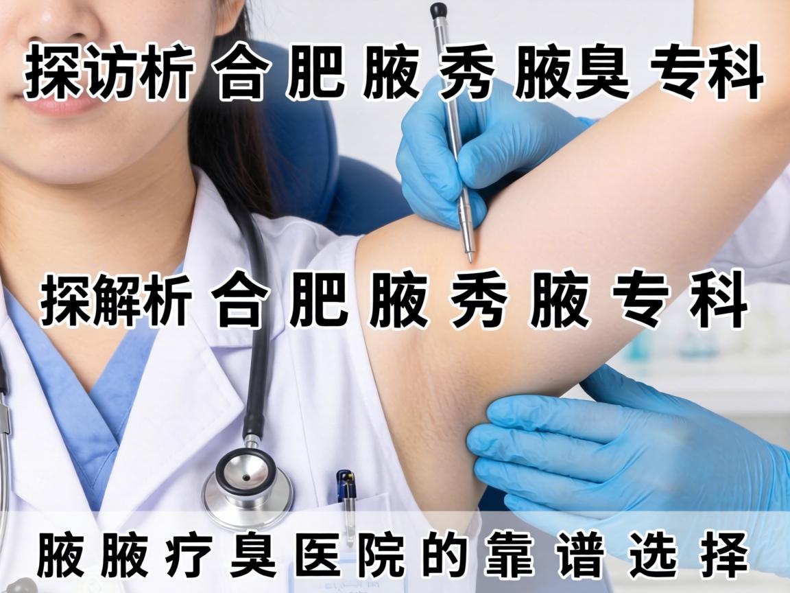 探访合肥腋秀腋臭专科，解析腋秀腋臭医院的靠谱选择