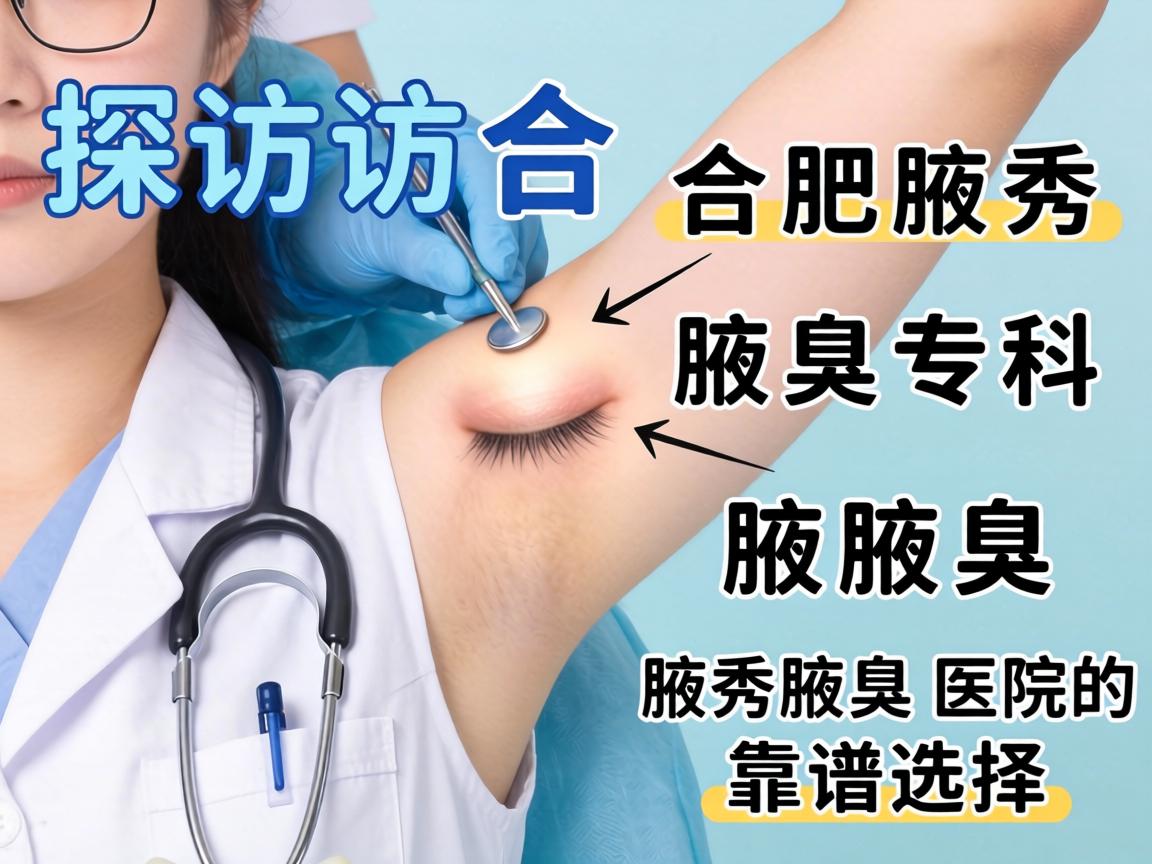 探访合肥腋秀腋臭专科，解析腋秀腋臭医院的靠谱选择