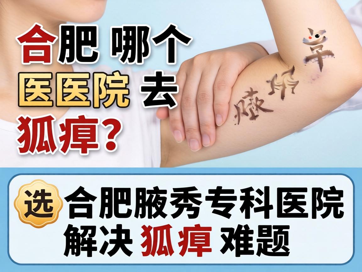 合肥哪个医院去狐臭？选择合肥腋秀专科医院解决狐臭难题