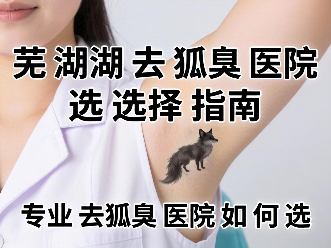 芜湖去狐臭医院选择指南，专业去狐臭医院如何选