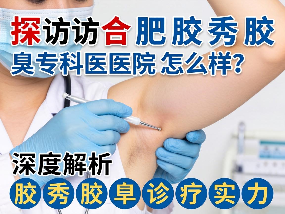 探访合肥腋秀腋臭专科医院怎么样？深度解析腋秀腋臭诊疗实力