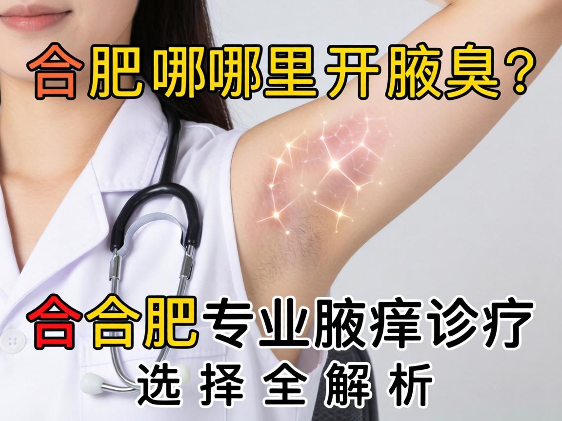 合肥哪里开腋臭？合肥专业腋臭诊疗选择全解析