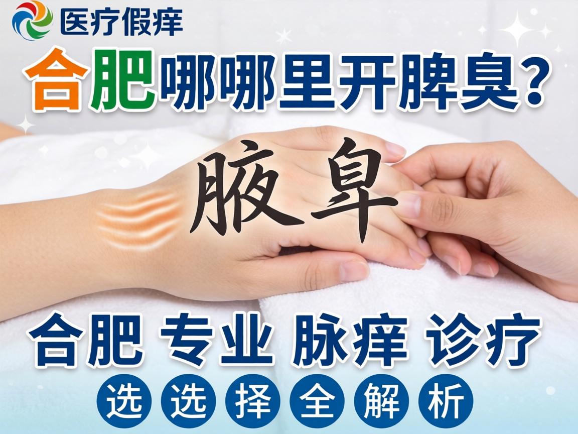 合肥哪里开腋臭？合肥专业腋臭诊疗选择全解析