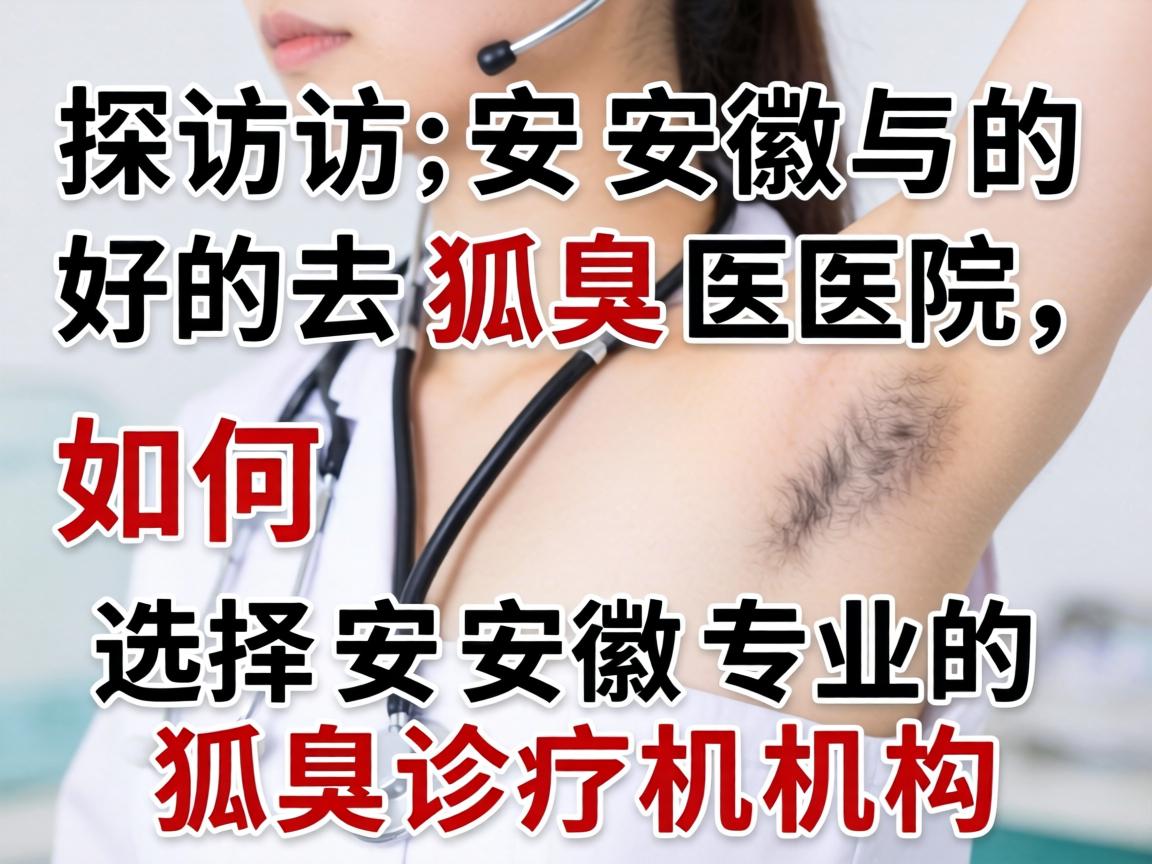 探访安徽好的去狐臭医院，如何选择安徽专业的狐臭诊疗机构