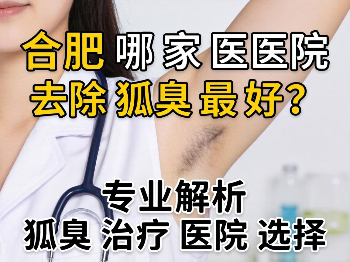 合肥哪家医院去除狐臭最好？专业解析狐臭治疗医院选择