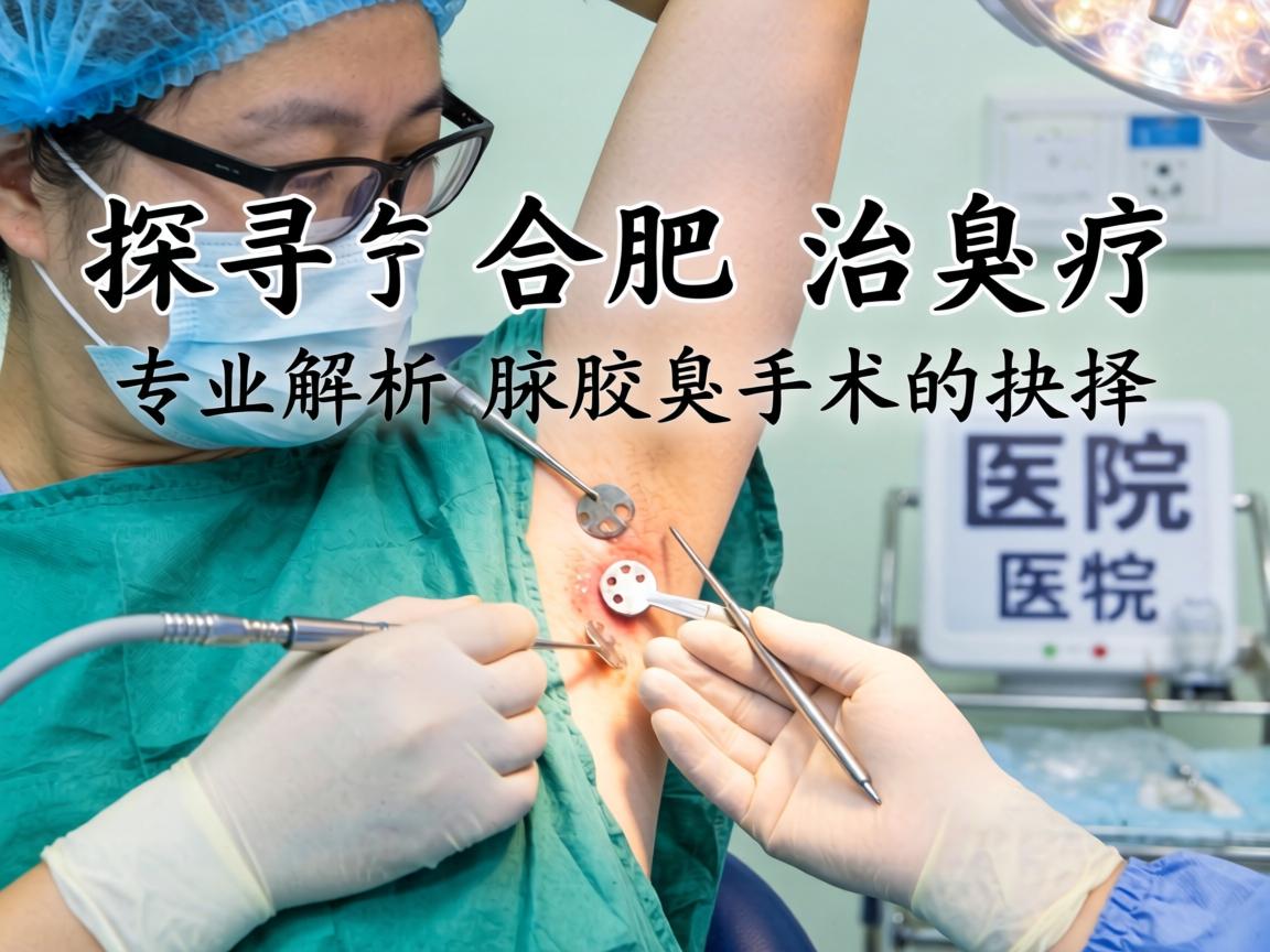 探寻合肥腋臭手术治疗医院，专业解析腋臭手术的抉择