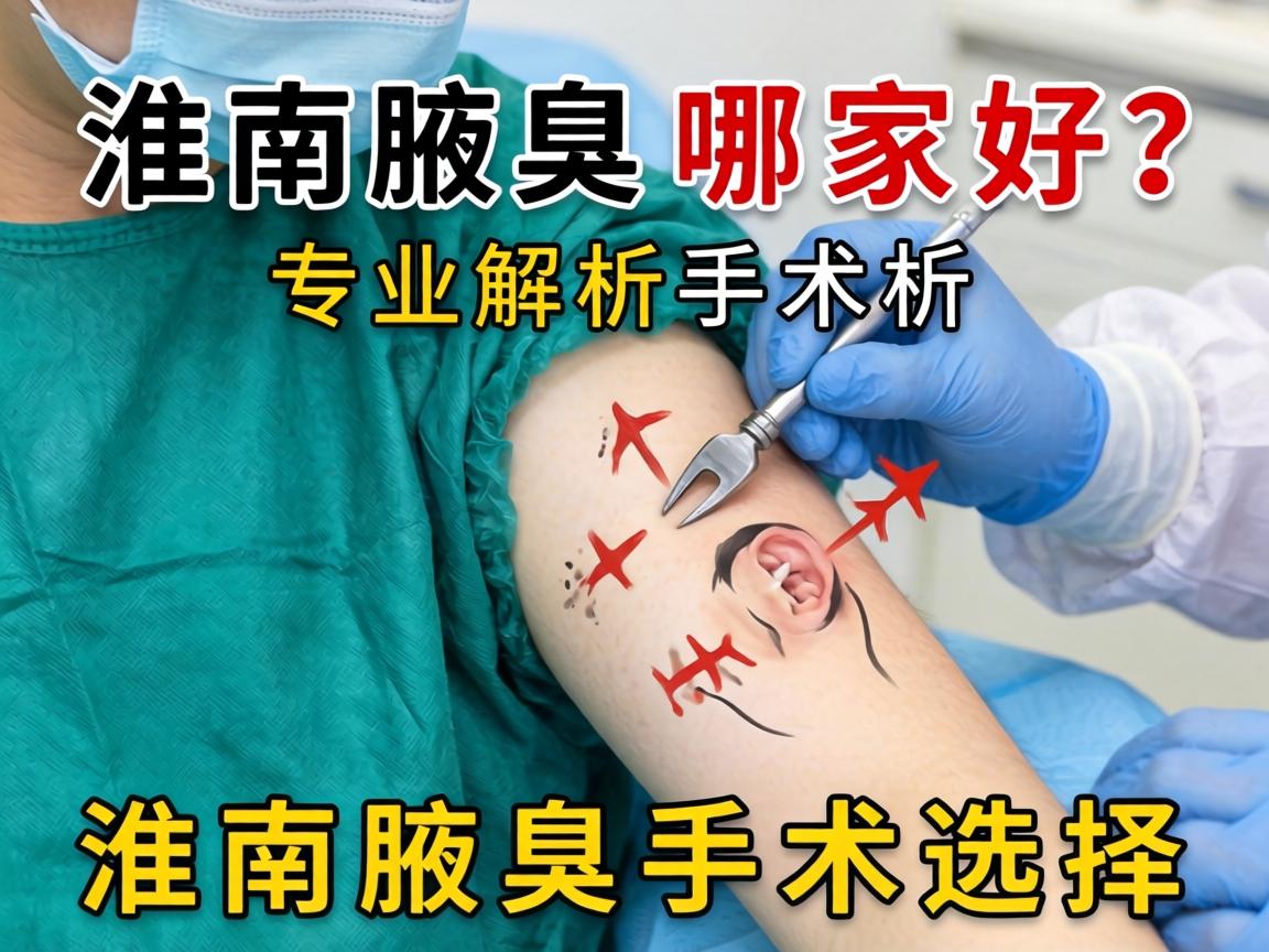 淮南腋臭手术哪家好？专业解析淮南腋臭手术选择