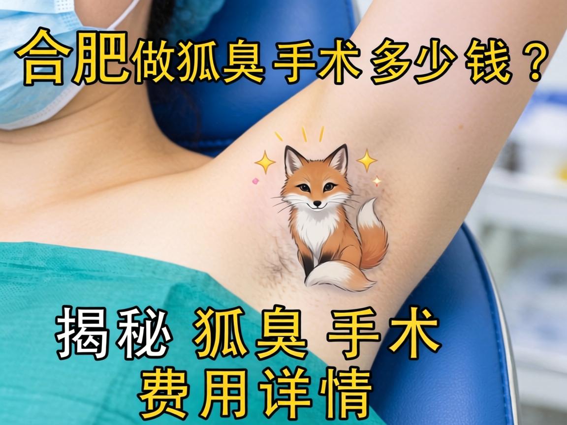 合肥做狐臭手术多少钱？揭秘狐臭手术费用详情