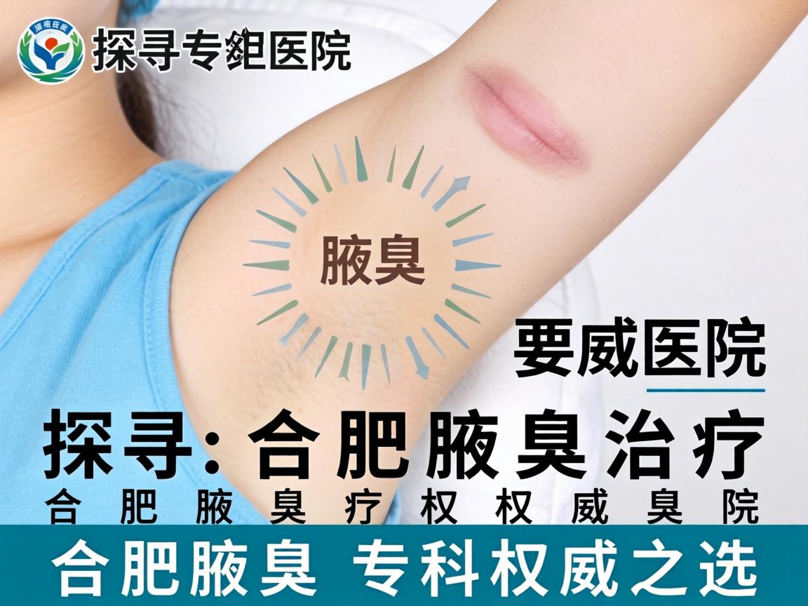 探寻合肥腋臭治疗权威医院，合肥腋臭专科权威之选