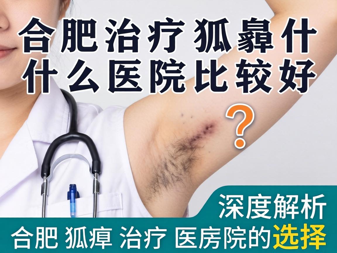 合肥治疗狐臭什么医院比较好？深度解析合肥狐臭治疗医院的选择