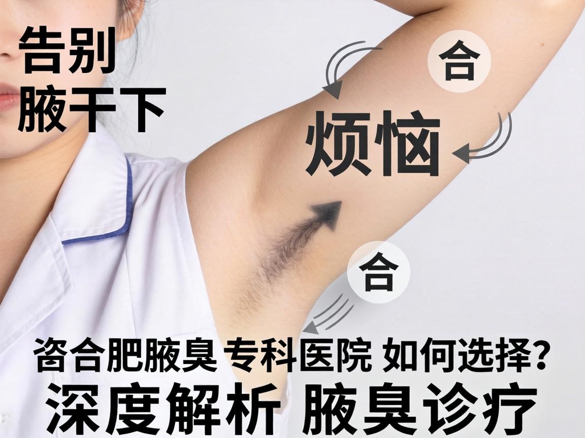 告别腋下烦恼，合肥腋臭专科医院如何选择？深度解析腋臭诊疗