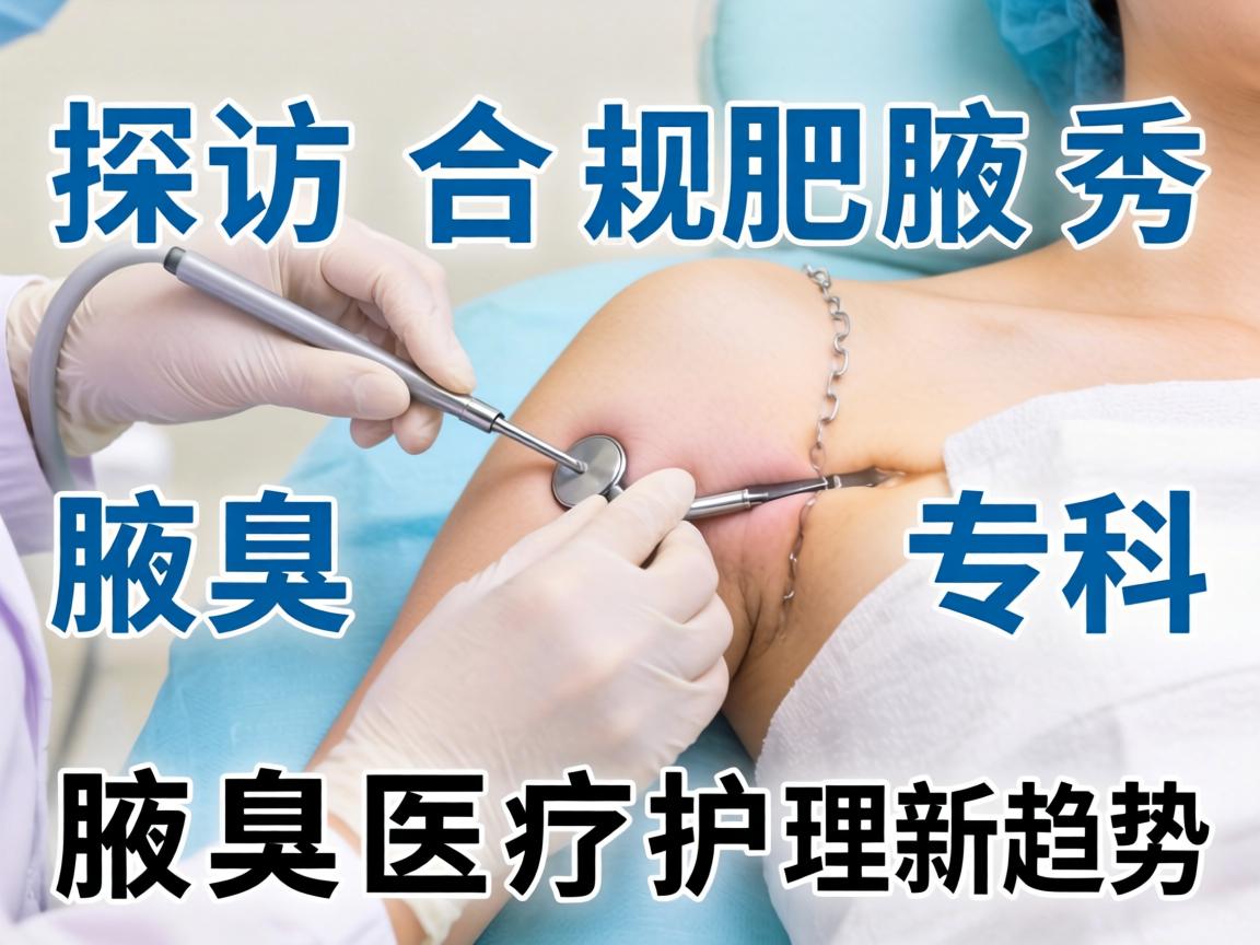 探访合肥腋秀腋臭专科，解析腋臭医疗护理新趋势