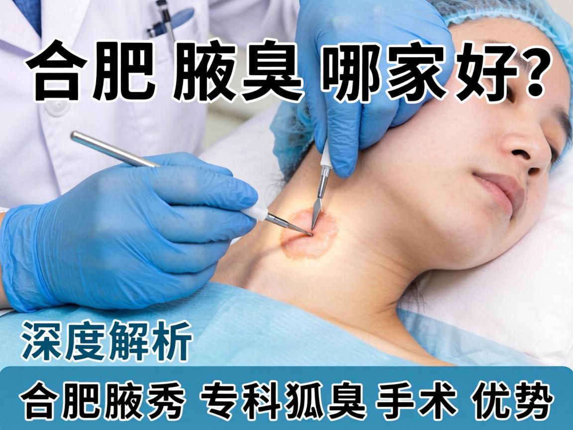 合肥腋臭手术哪家好？深度解析合肥腋秀专科狐臭手术优势