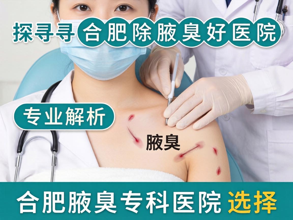 探寻合肥除腋臭好医院，专业解析合肥腋臭专科医院选择