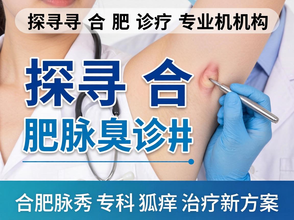 探寻合肥腋臭诊疗专业机构，详解合肥腋秀专科狐臭治疗新方案