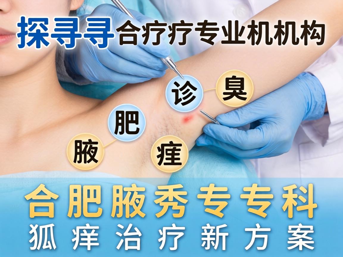 探寻合肥腋臭诊疗专业机构，详解合肥腋秀专科狐臭治疗新方案