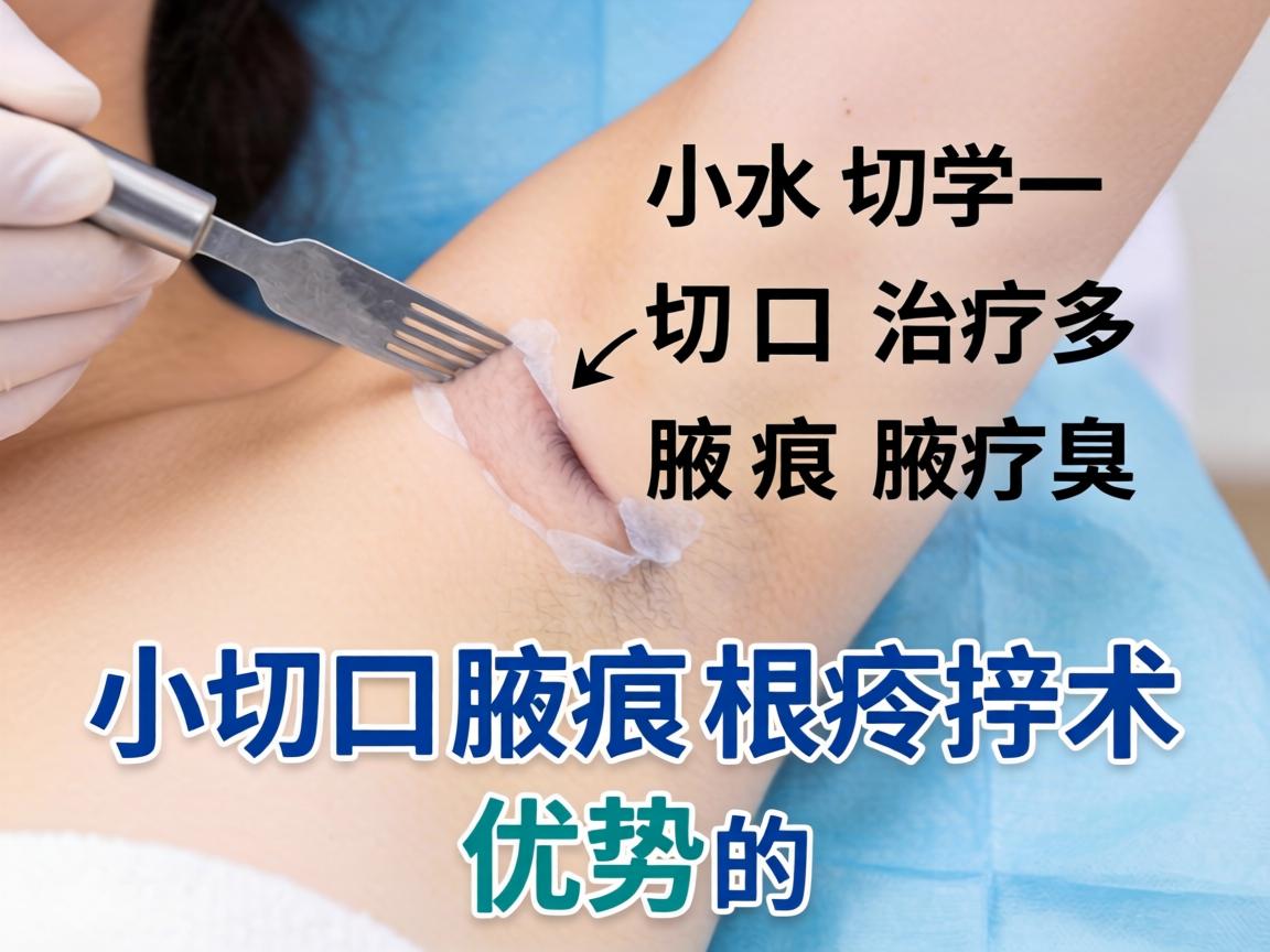 小切口治疗腋臭，详解小切口腋臭根治术的优势