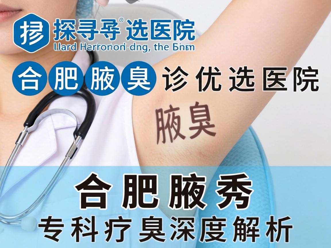 探寻合肥腋臭诊疗优选医院，合肥腋秀专科深度解析