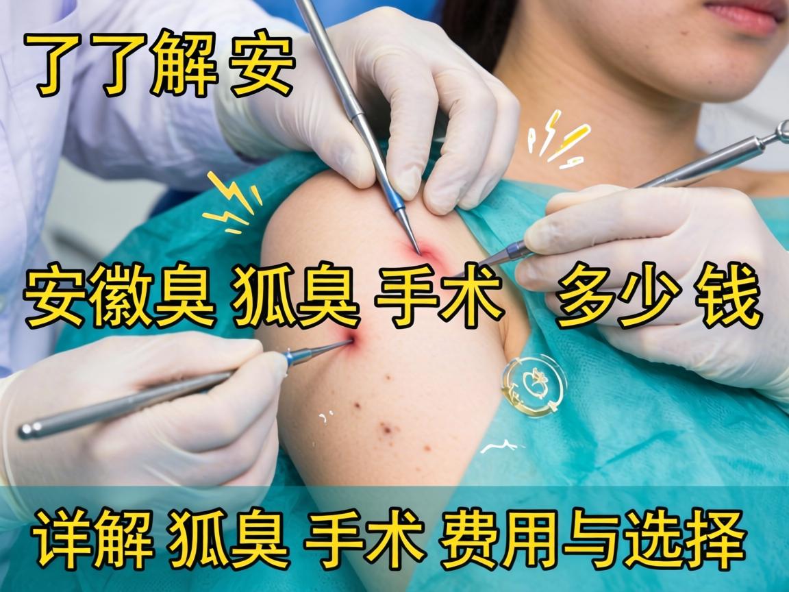 了解安徽狐臭手术多少钱 详解狐臭手术费用与选择