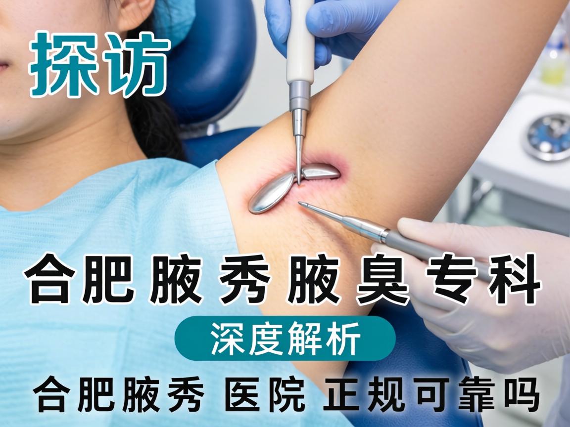 探访合肥腋秀腋臭专科，深度解析合肥腋秀医院正规可靠吗