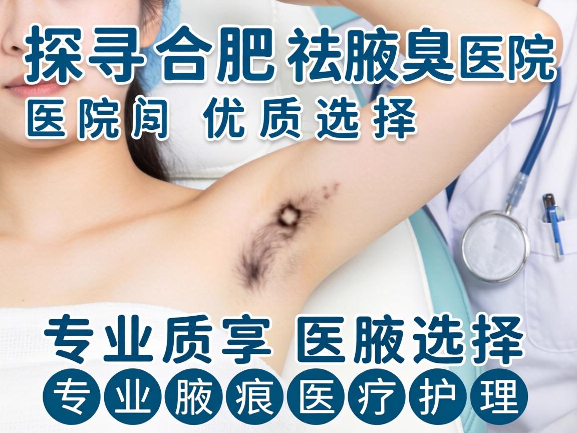 探寻合肥祛腋臭医院优质选择，详解专业腋臭医疗护理