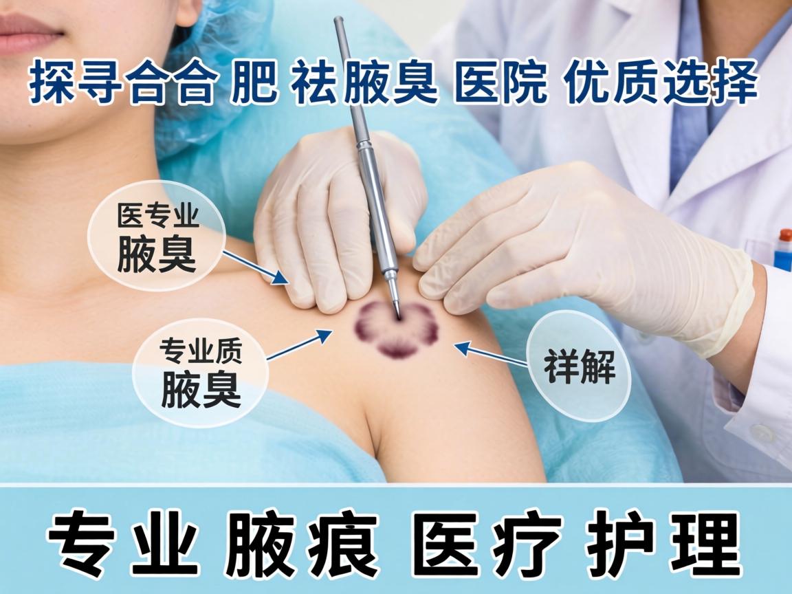 探寻合肥祛腋臭医院优质选择，详解专业腋臭医疗护理