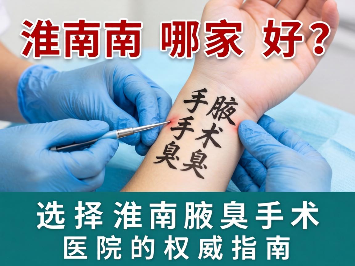 淮南腋臭手术哪家好？选择淮南腋臭手术医院的权威指南
