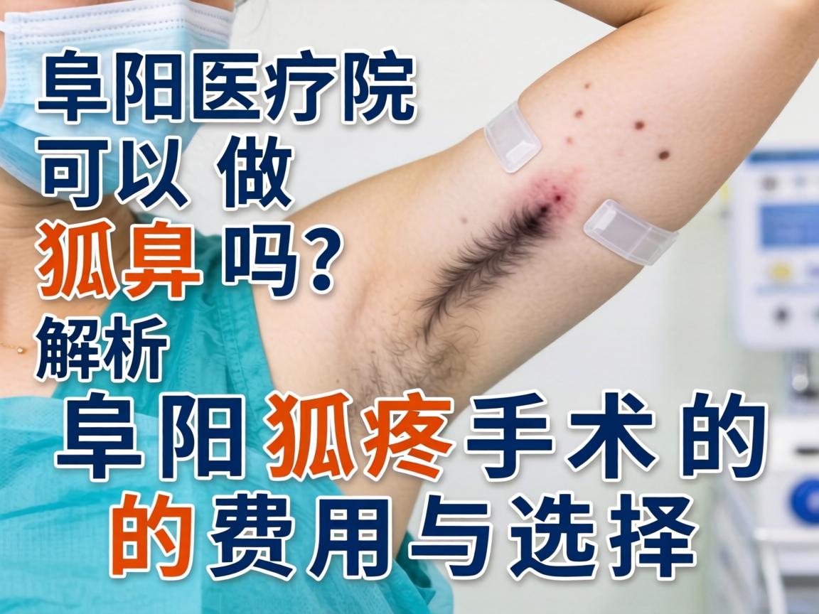 阜阳医院可以做狐臭吗？解析阜阳狐臭手术的费用与选择