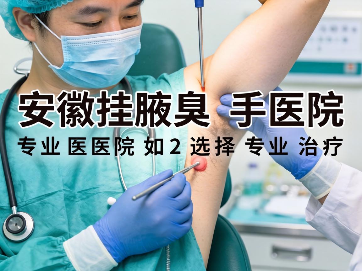 安徽腋臭手术医院解析，专业医院如何选择专业治疗