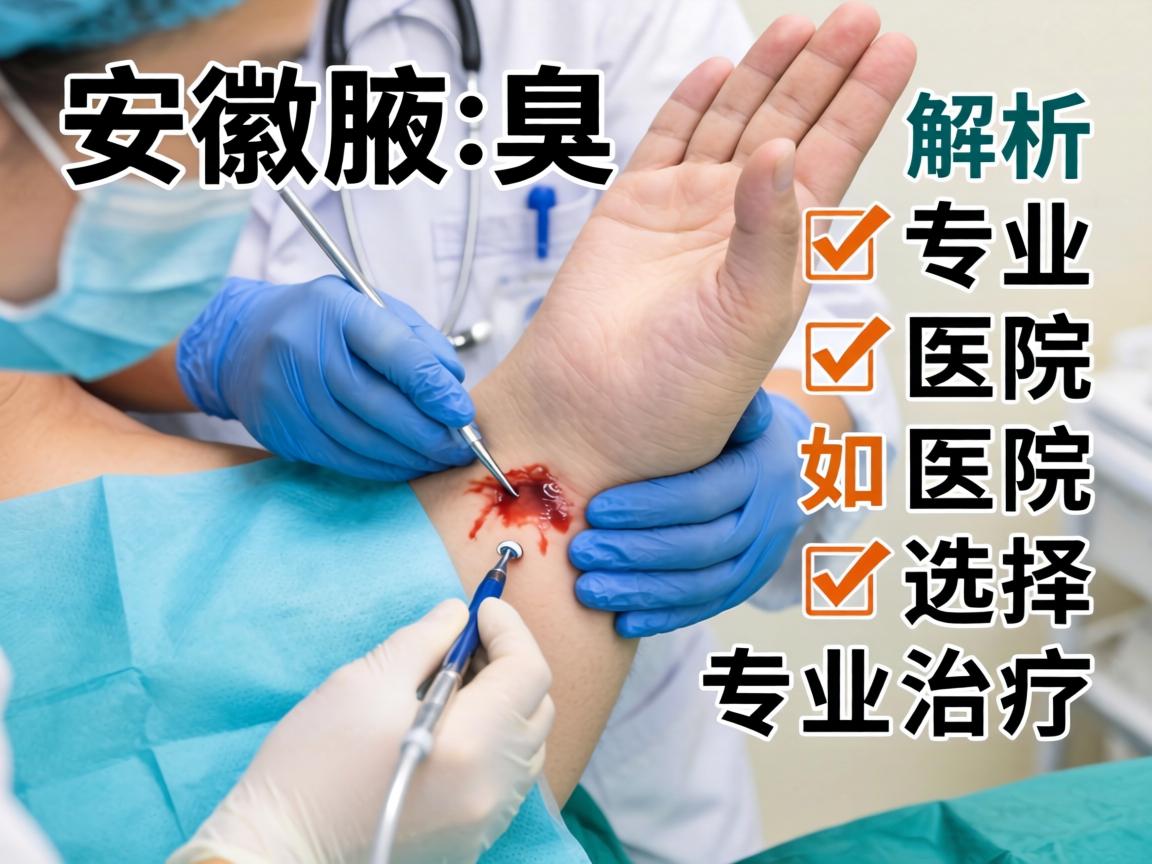 安徽腋臭手术医院解析，专业医院如何选择专业治疗