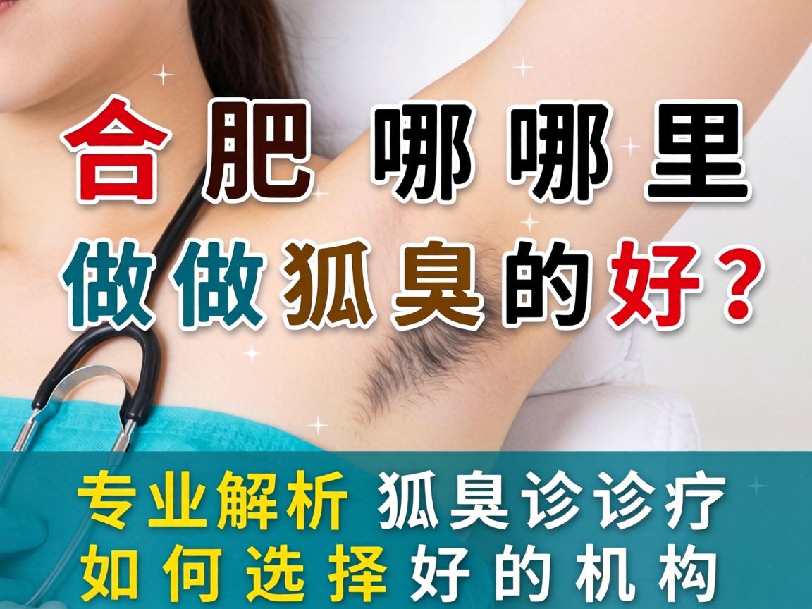 合肥哪里做狐臭做的好？专业解析狐臭诊疗如何选择好的机构