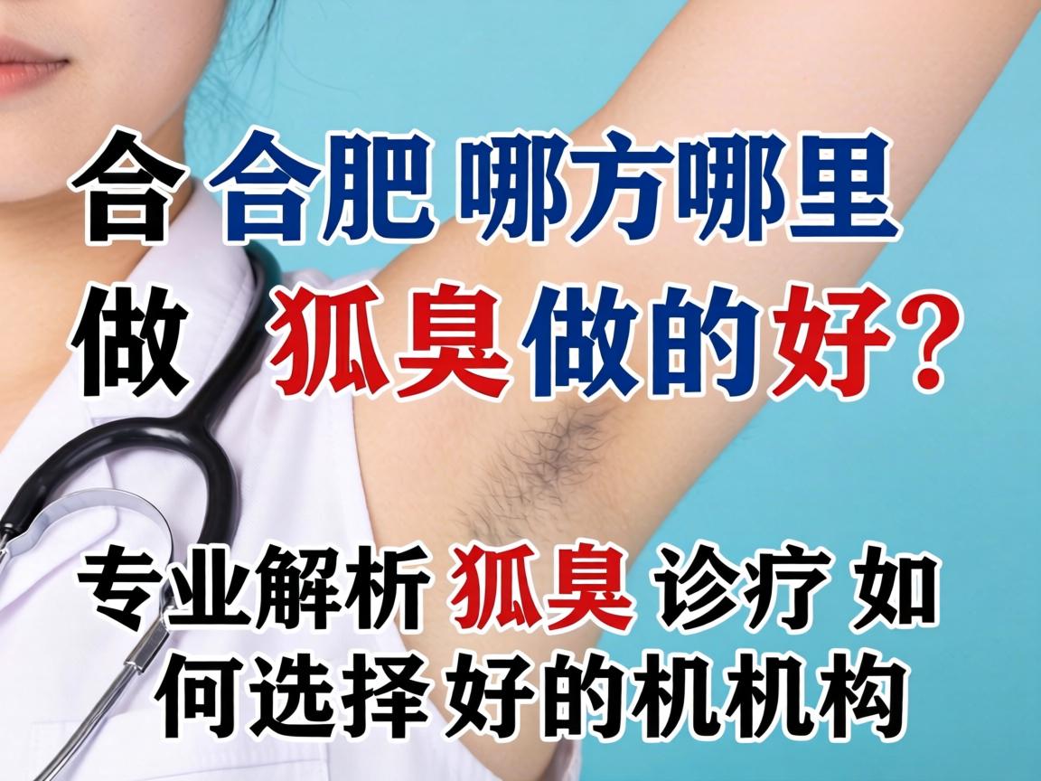 合肥哪里做狐臭做的好？专业解析狐臭诊疗如何选择好的机构