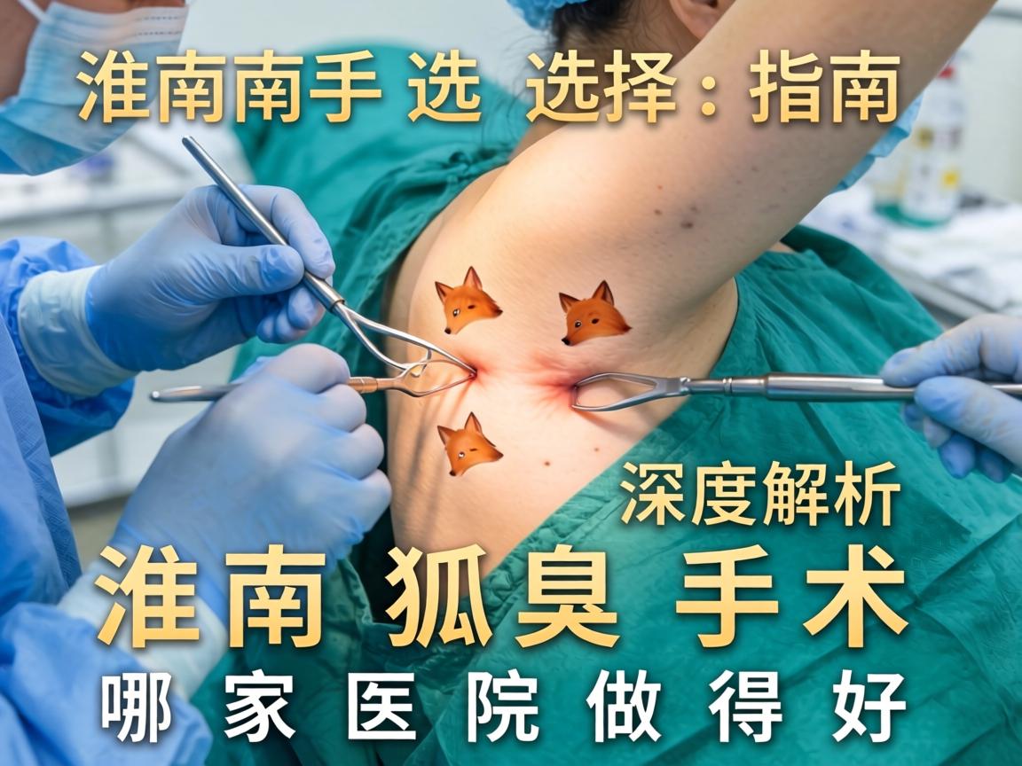 淮南狐臭手术选择指南，深度解析淮南狐臭手术哪家医院做得好