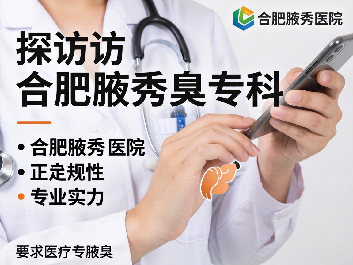 探访合肥腋秀腋臭专科，解析合肥腋秀医院的正规性与专业实力