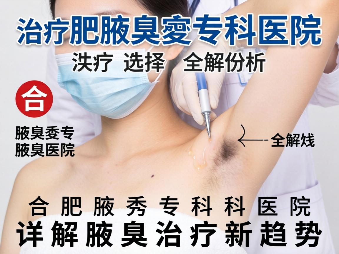 腋臭治疗选择全解析，合肥腋秀专科医院详解腋臭治疗新趋势