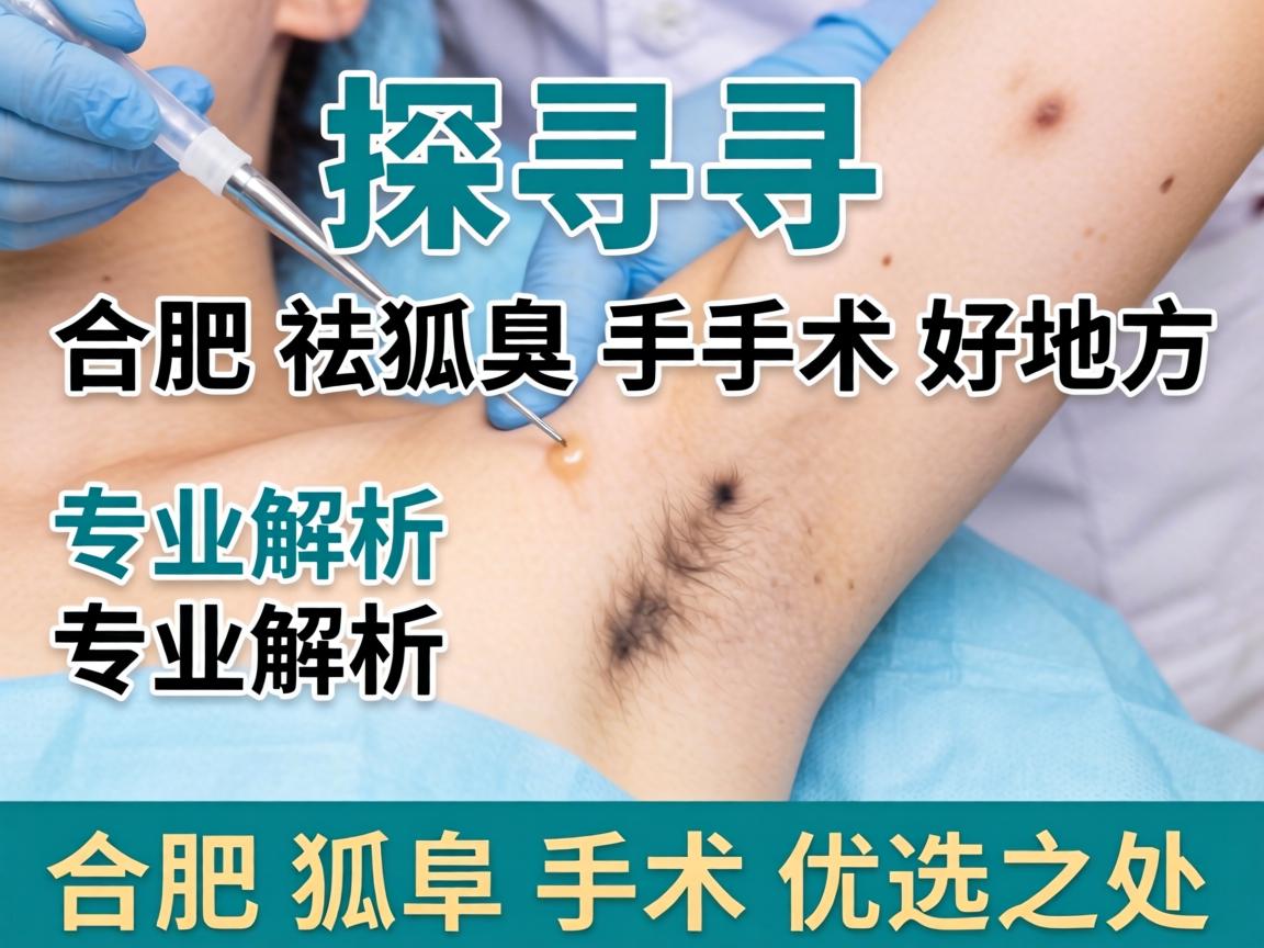 探寻合肥祛狐臭手术好地方，专业解析合肥狐臭手术优选之处