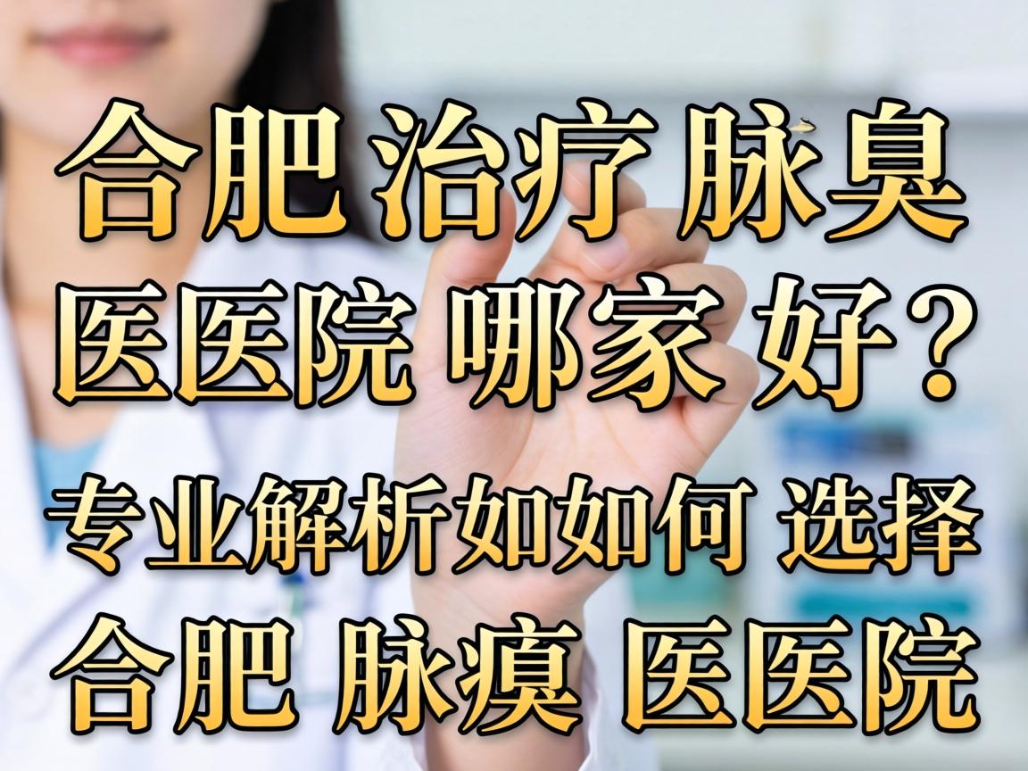 合肥治疗腋臭医院哪家好？专业解析如何选择合肥腋臭医院