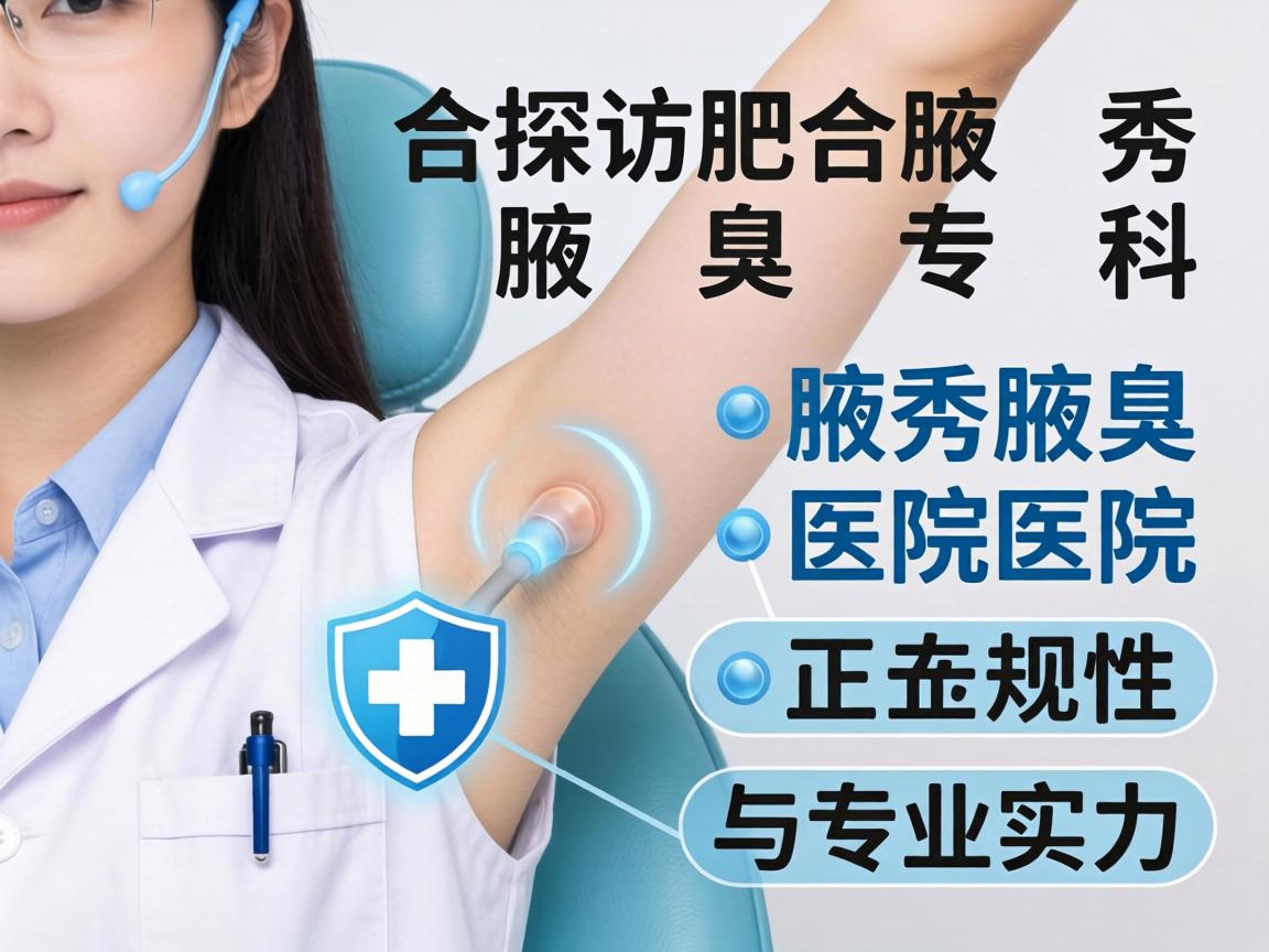 探访合肥腋秀腋臭专科，解析腋秀腋臭医院正规性与专业实力